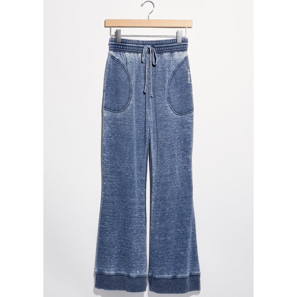 NWT Free People Cozy Cool Lounge Pant / Blue